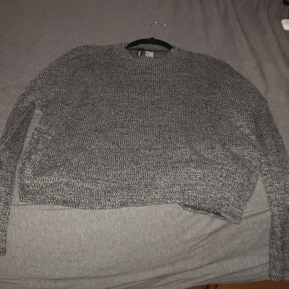 Gray sweater